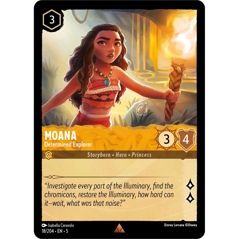 Moana – Determined Explorer (18/204) [Shimmering Skies]