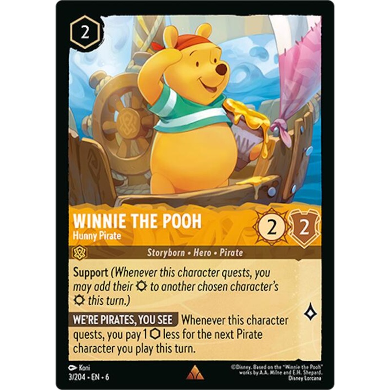 Winnie the Pooh – Hunny Pirate (3/204) [Azurite Sea]
