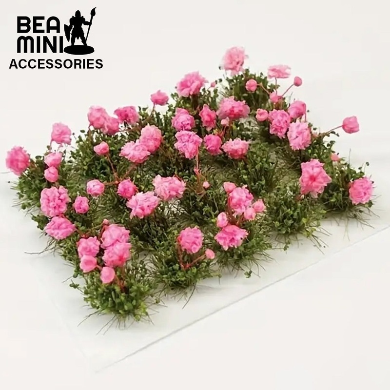 Bea Mini Basing Tufts – Pink Flowers 20 Tuft Pack