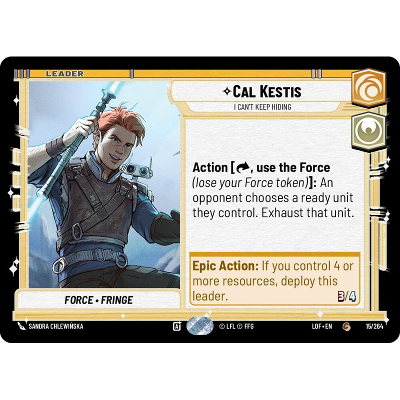 Cal Kestis – I Can’t Keep Hiding (015/264) (015/264) [Legends of the Force]