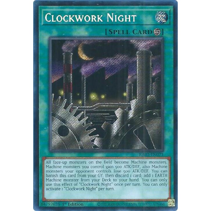 Clockwork Night (Secret Rare) [RA03-EN071] Secret Rare