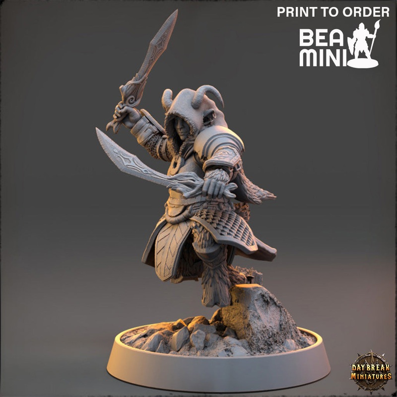 Meevhinia Sharpeye – The Disciples of Marsyas | BeaMini Print to Order Miniatures