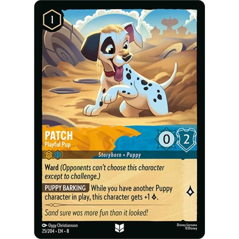 Patch – Playful Pup (25/204) [Reign of Jafar]