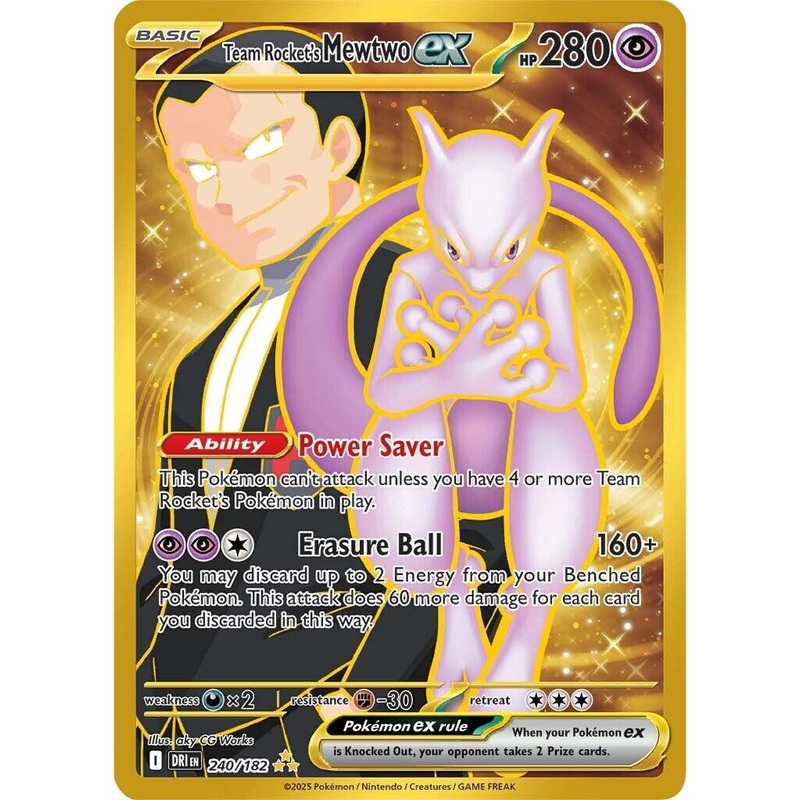 Team Rocket’s Mewtwo ex (240/182) [Scarlet & Violet: Destined Rivals]