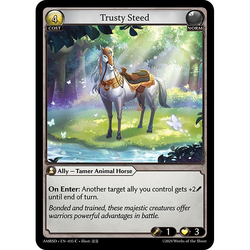 Trusty Steed (035) [Mortal Ambition Starter Decks]