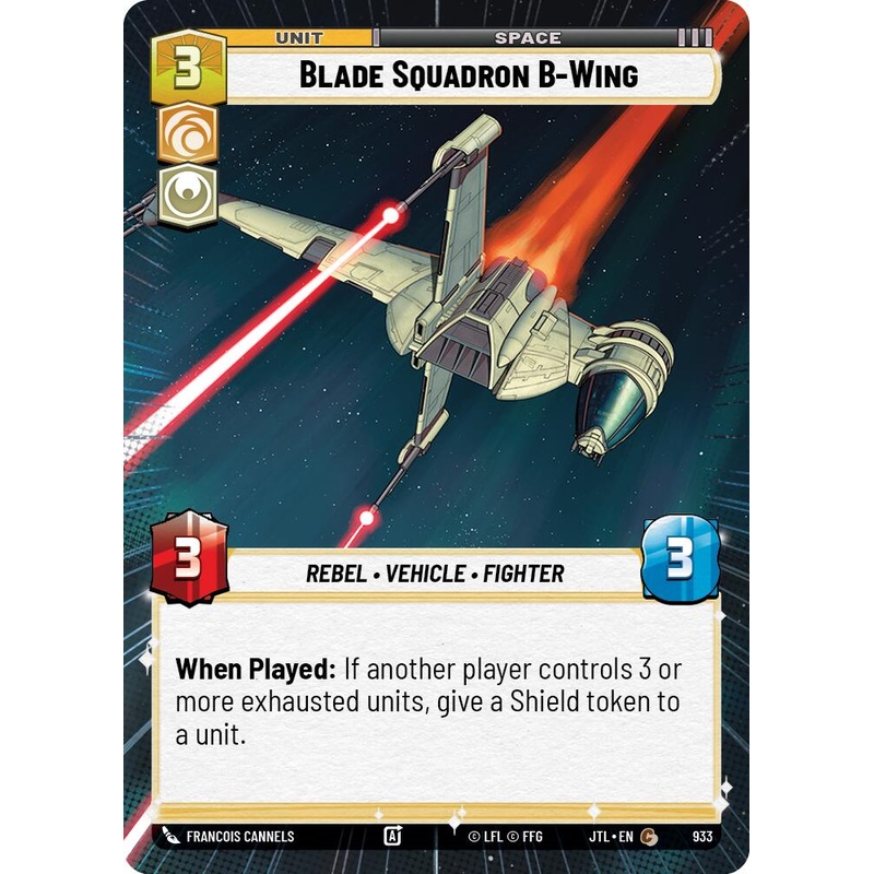 Blade Squadron B-Wing (933) (Hyperspace Foil) (933) [Jump to Lightspeed]
