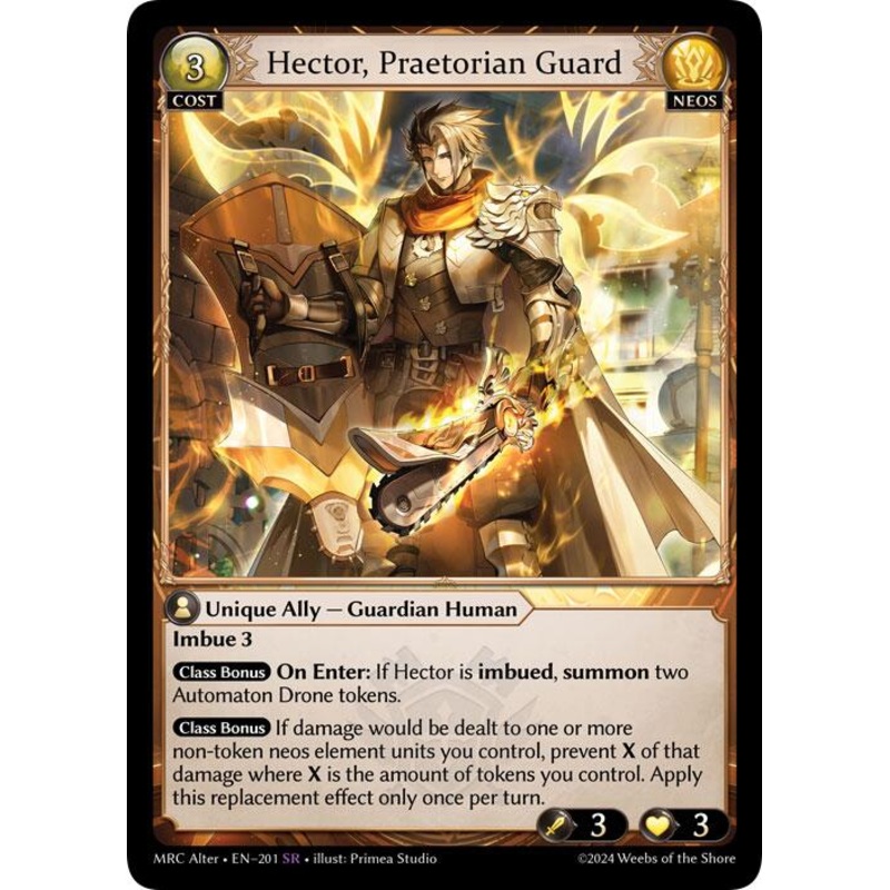 Hector, Praetorian Guard (CSR) (201) [Mercurial Heart Alter Edition]