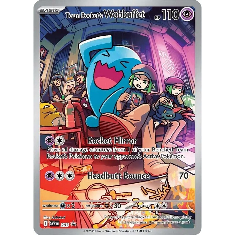 Team Rocket’s Wobbuffet (203) [Scarlet & Violet: Black Star Promos]