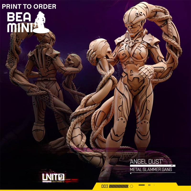 Angel Dust – Metal Slammer Gang Member | BeaMini Print to Order Miniatures