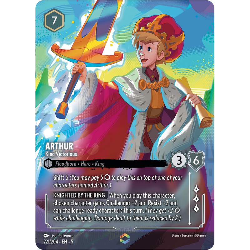 Arthur – King Victorious (Enchanted) (221/204) [Shimmering Skies]