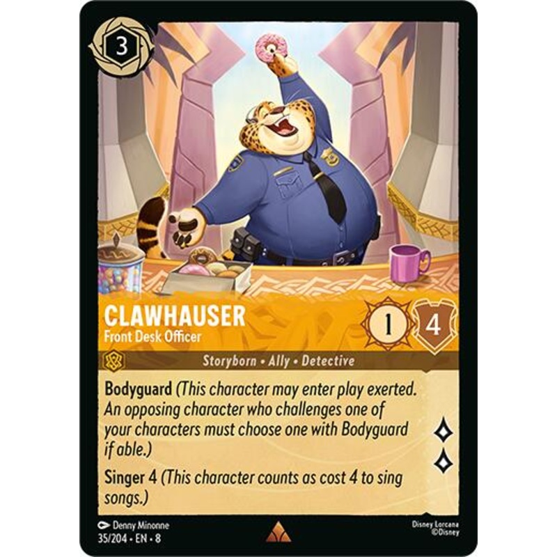 Clawhauser – Front Desk Officer (35/204) [Reign of Jafar]