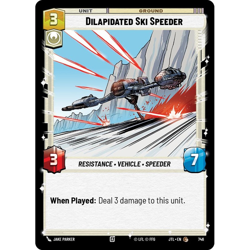 Dilapidated Ski Speeder (746) (746) [Jump to Lightspeed]