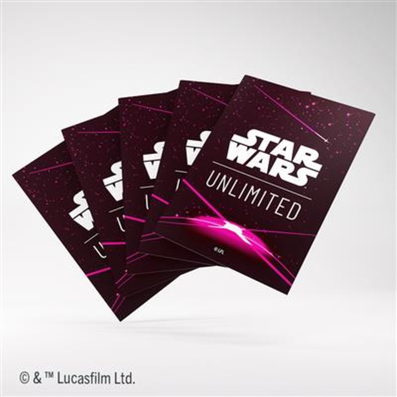 Star Wars: Unlimited Premium Art Sleeve Magenta