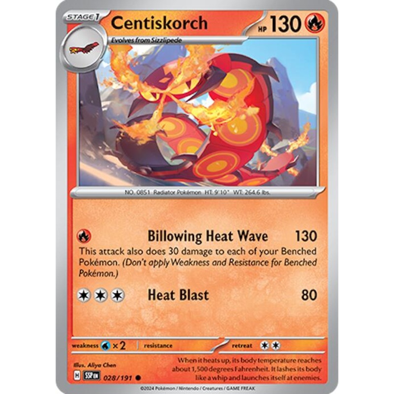 Centiskorch (028/191) [Scarlet & Violet: Surging Sparks]