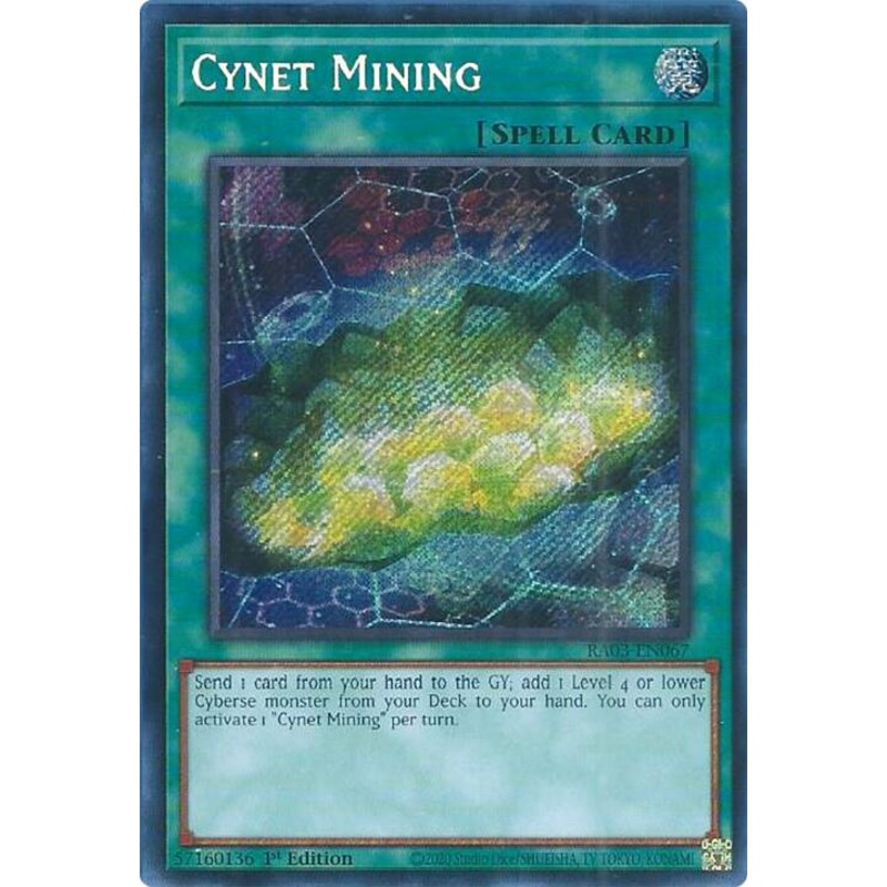 Cynet Mining (Secret Rare) [RA03-EN067] Secret Rare