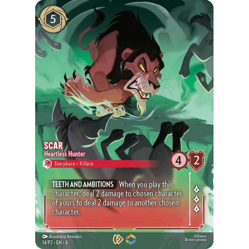 Scar – Heartless Hunter (Store Championship) (14) [Promo Cards]