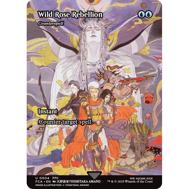 Wild Rose Rebellion – Counterspell (Showcase) [FINAL FANTASY : Through the Ages]