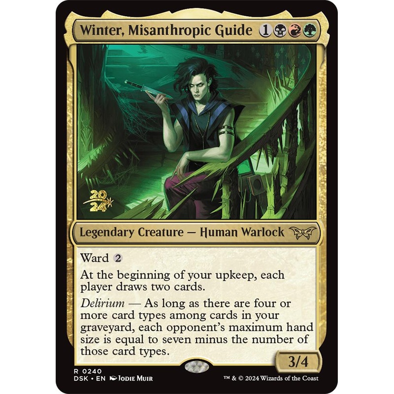 Winter, Misanthropic Guide [Duskmourn: House of Horror Prerelease Promos]