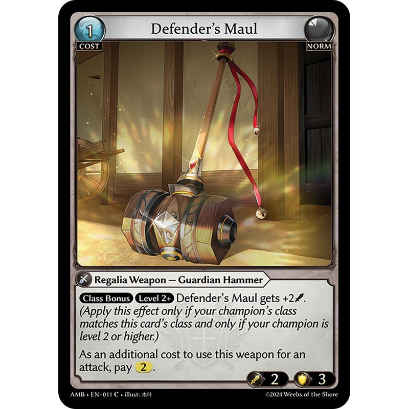 Defender’s Maul (011) [Mortal Ambition]