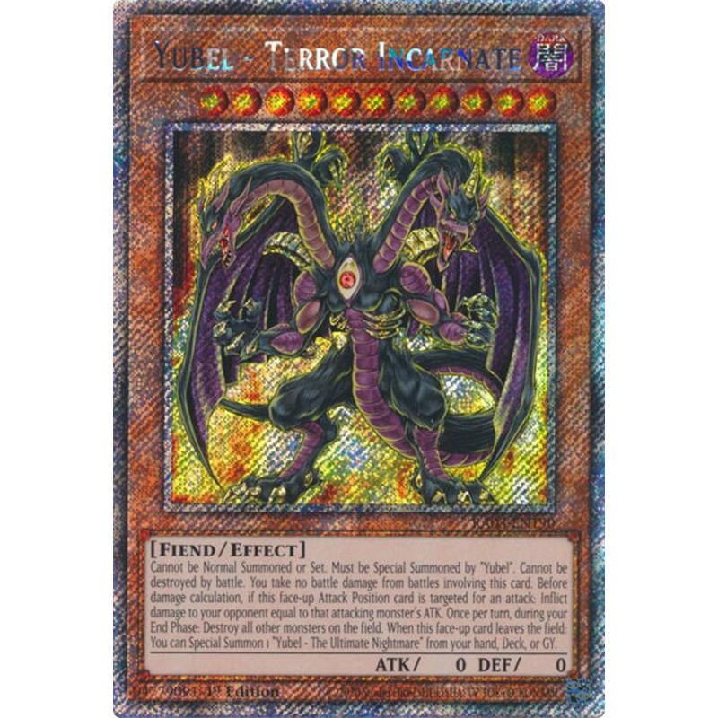 Yubel – Terror Incarnate (Platinum Secret Rare) [RA03-EN190] Platinum Secret Rare