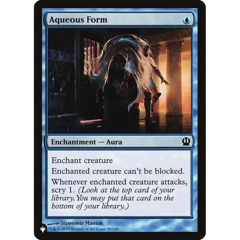 Aqueous Form [The List]