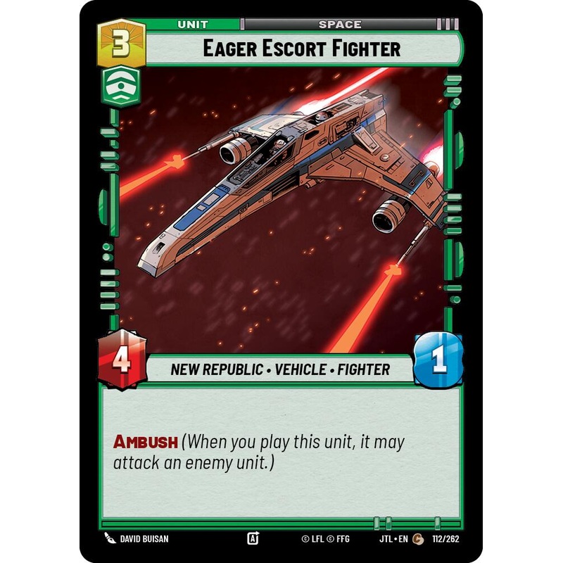 Eager Escort Fighter (112/262) (112/262) [Jump to Lightspeed]