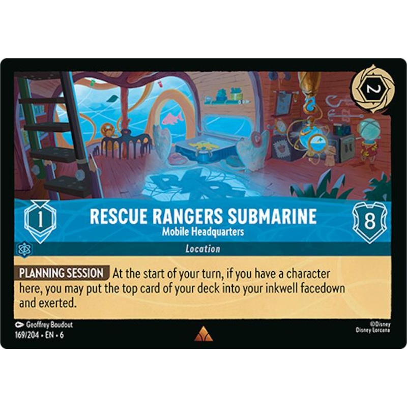 Rescue Rangers Submarine – Mobile Headquarters (169/204) [Azurite Sea]