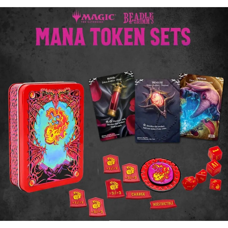 Beadle & Grimm’s MTG Mana Token Sets – Red