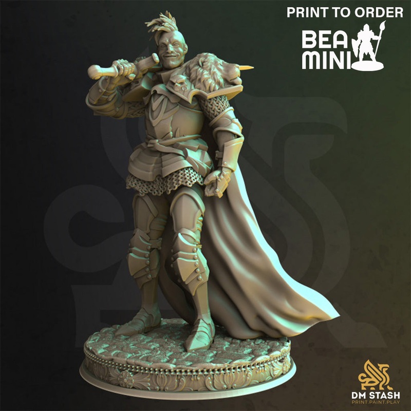 Champion Of The Claw – Pride | BeaMini Print to Order Miniatures