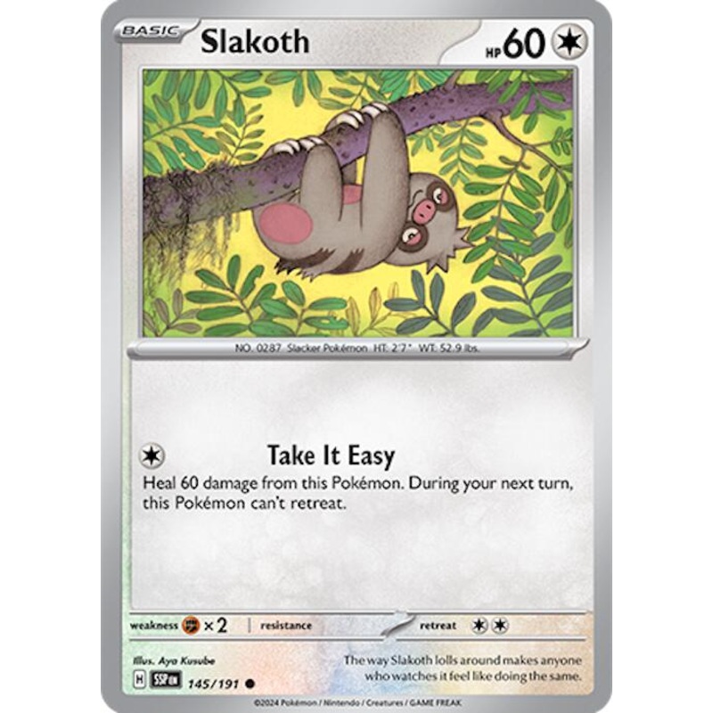 Slakoth (145/191) [Scarlet & Violet: Surging Sparks]