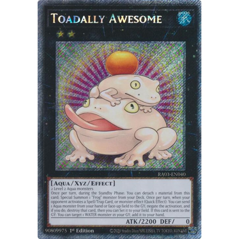 Toadally Awesome (Platinum Secret Rare) [RA03-EN040] Platinum Secret Rare