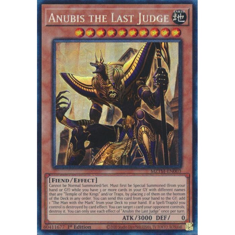Anubis the Last Judge (Collector’s Rare) [MZTM-EN003] Collector’s Rare