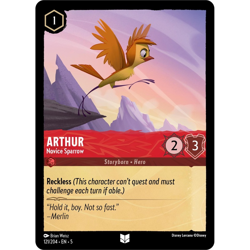 Arthur – Novice Sparrow (121/204) [Shimmering Skies]