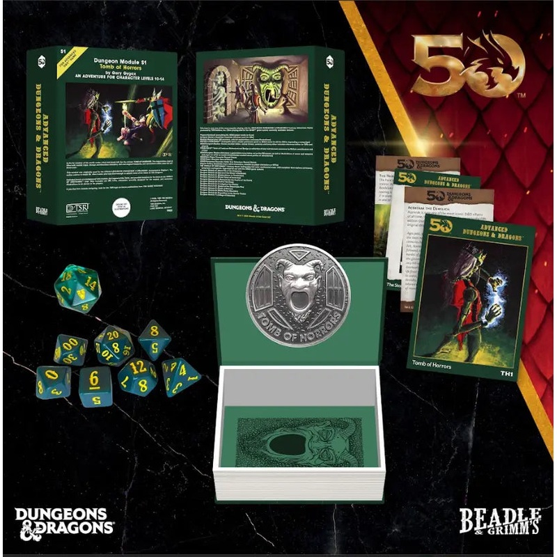 Beadle & Grimm’s: Dungeons & Dragons Classic Module Dice Collection – Tomb of Horrors