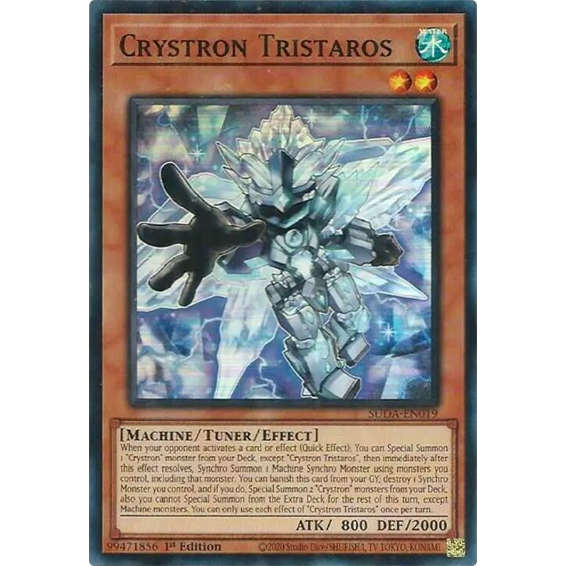 Crystron Tristaros [SUDA-EN019] Super Rare