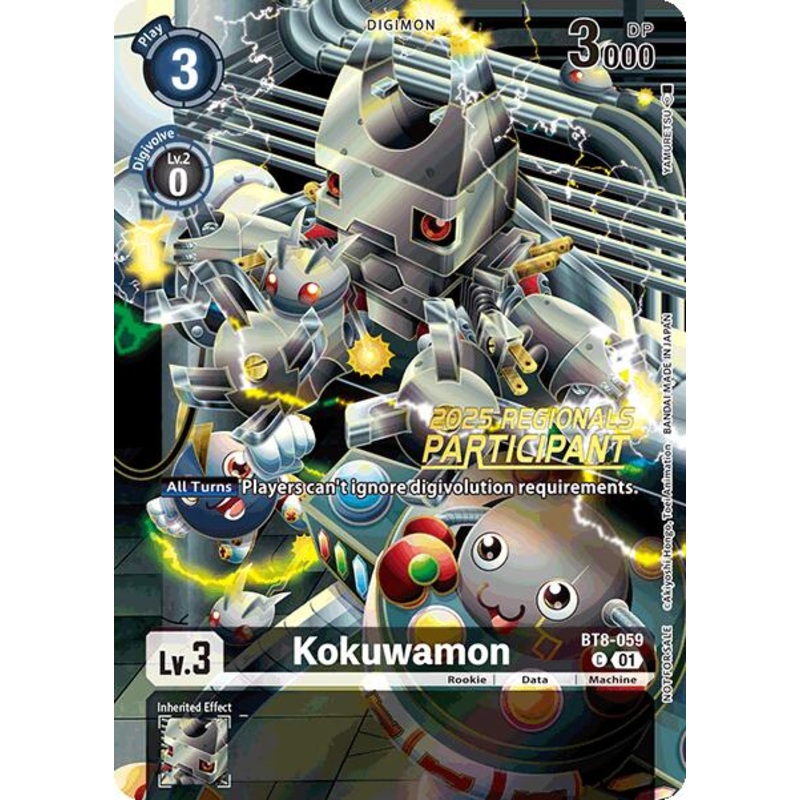 Kokuwamon [BT8-059] (2025 Regionals Participant) [New Awakening Promos]