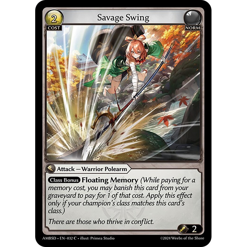 Savage Swing (032) [Mortal Ambition Starter Decks]