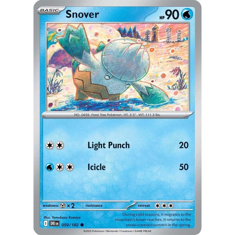 Snover (059/182) [Scarlet & Violet: Destined Rivals]