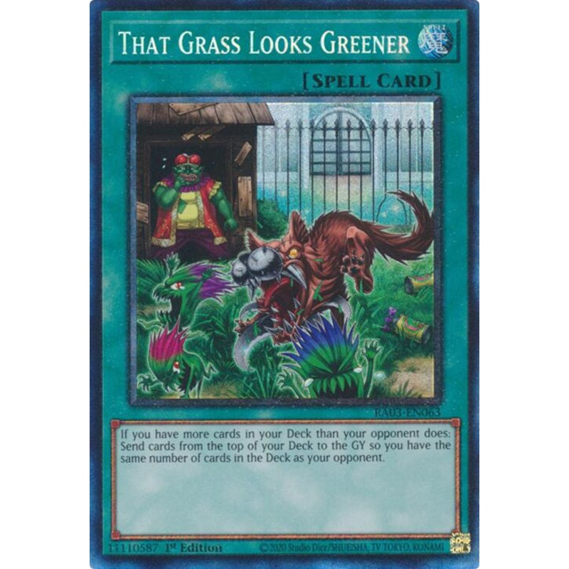 That Grass Looks Greener (CR) [RA03-EN063] Prismatic Collector’s Rare