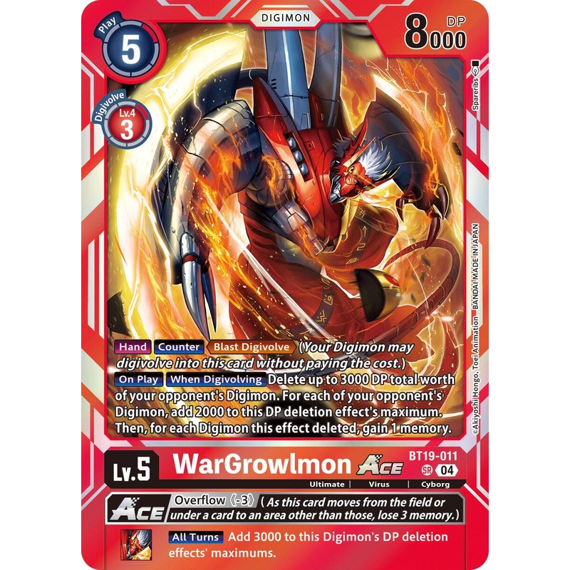 WarGrowlmon ACE [BT19-011] [Release Special Booster Ver.2.5]