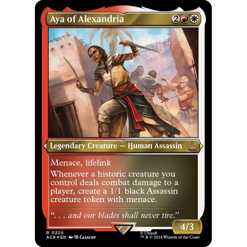 Aya of Alexandria (Foil Etched) [Assassin’s Creed]