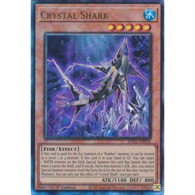 Crystal Shark (UTR) [RA03-EN031] Prismatic Ultimate Rare