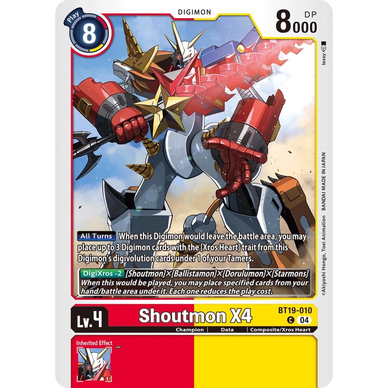 Shoutmon X4 [BT19-010] [Release Special Booster Ver.2.5]