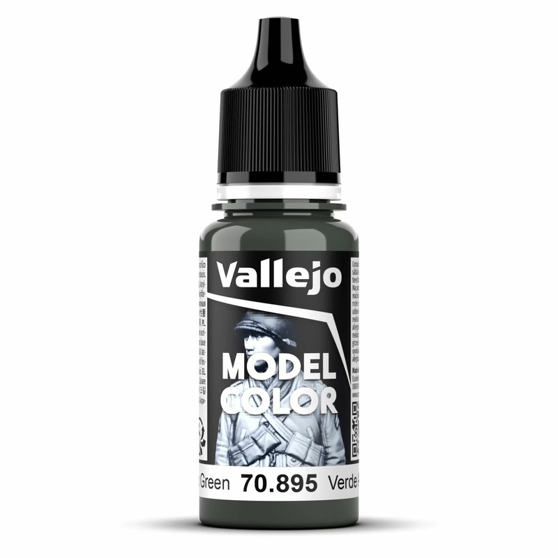 Vallejo Model Colour – Gunship Green Paint (Single Bottle 18ml)