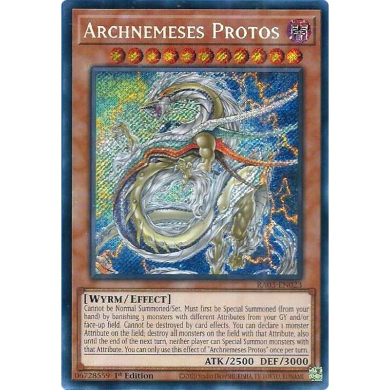 Archnemeses Protos (Secret Rare) [RA03-EN023] Secret Rare