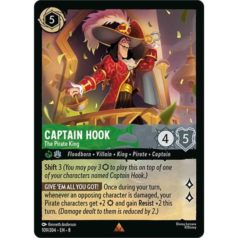 Captain Hook – The Pirate King (109/204) [Reign of Jafar]
