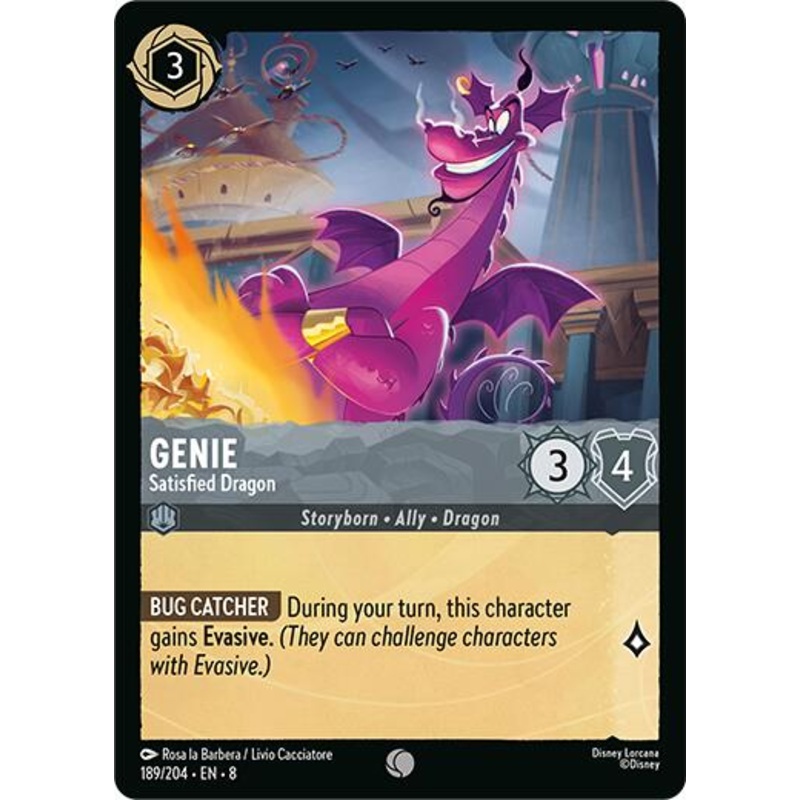 Genie – Satisfied Dragon (189/204) [Reign of Jafar]