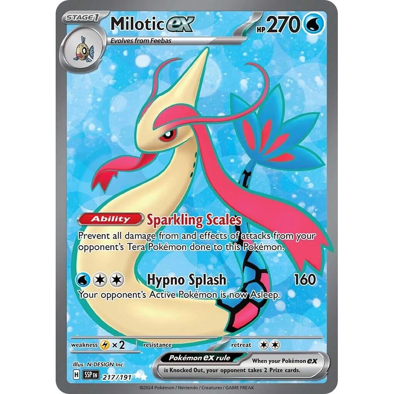 Milotic ex (217/191) [Scarlet & Violet: Surging Sparks]