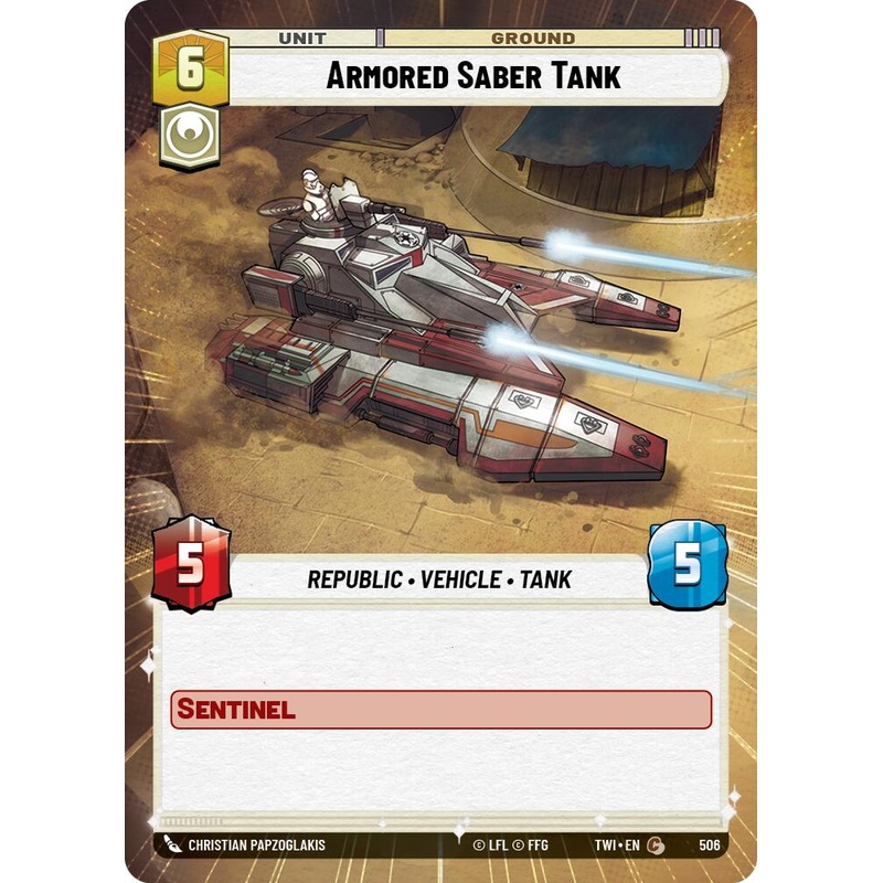 Armored Saber Tank (Hyperspace) (506) [Twilight of the Republic]