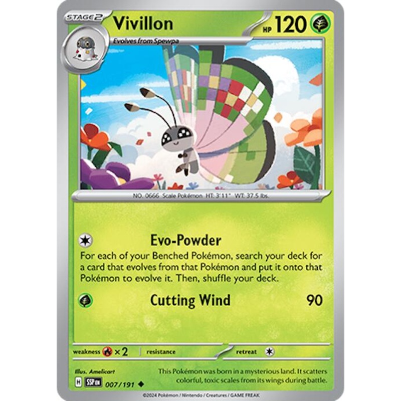 Vivillon (007/191) [Scarlet & Violet: Surging Sparks]